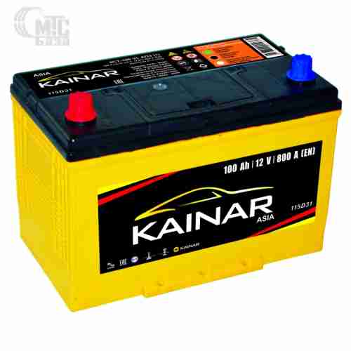 Аккумулятор KAINAR 6СТ-100 Аз  Asia 304x173x220 мм EN800 А